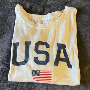 usa shirt size Large, CROPPED